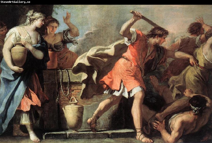 RICCI, Sebastiano Moses Defending the Daughters of Jethro
